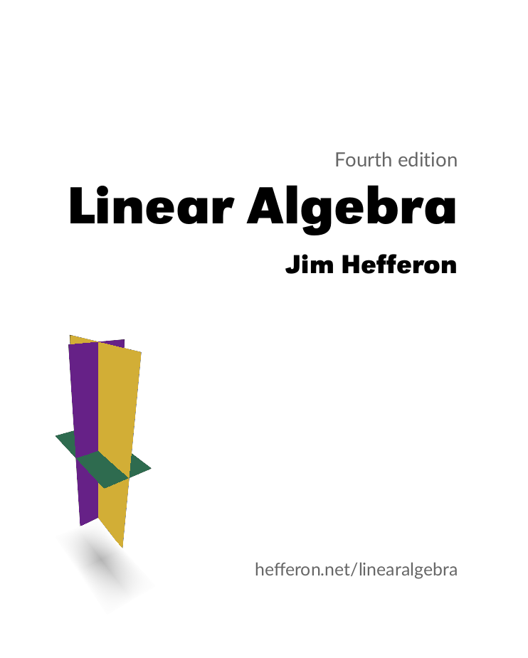 PNG image: cover of Linear Algebra